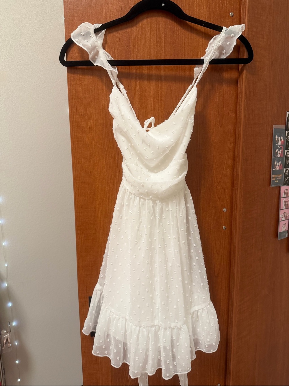 Lucy in the sky dotted A- line dress